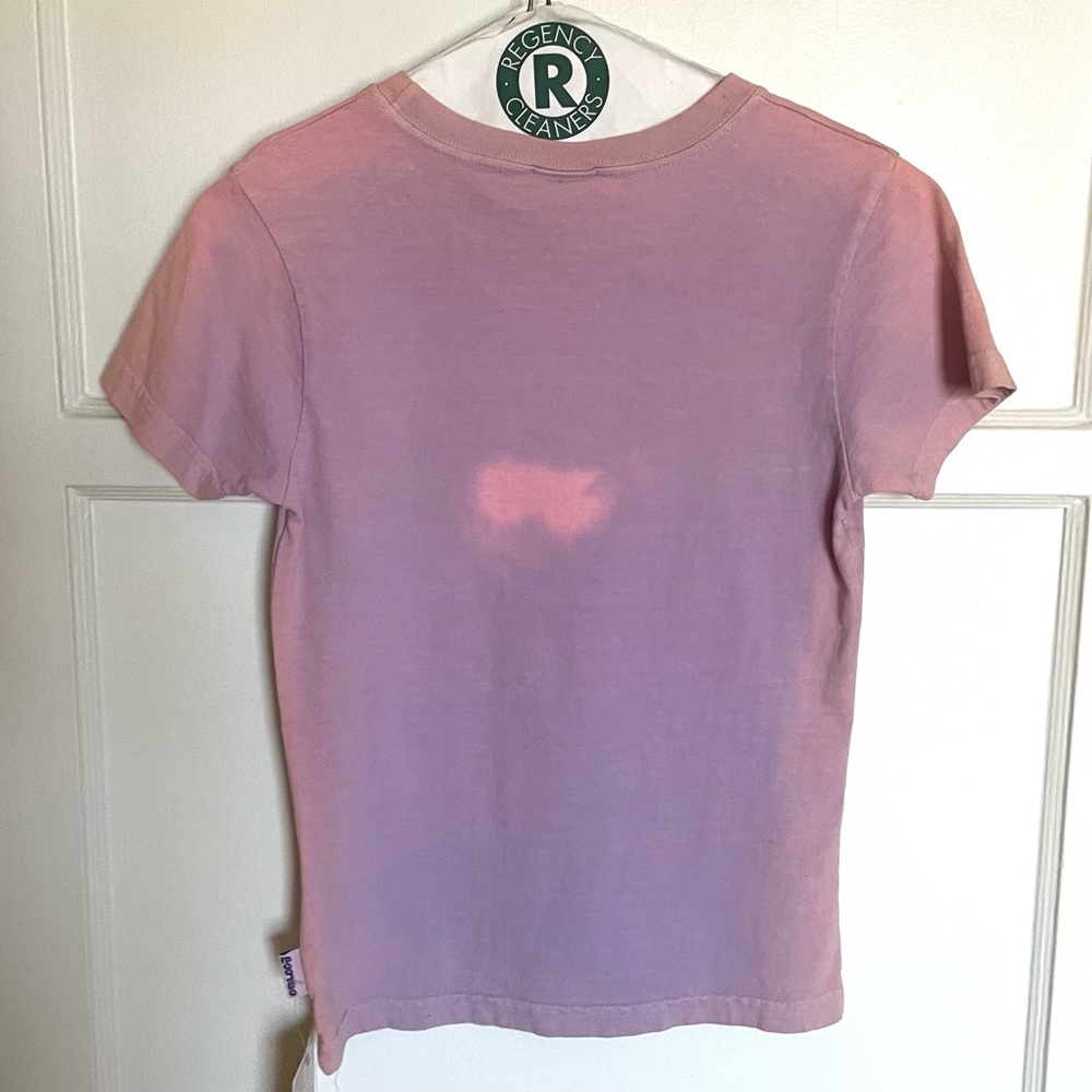 Color change hypercolor tshirt fabric purple pink